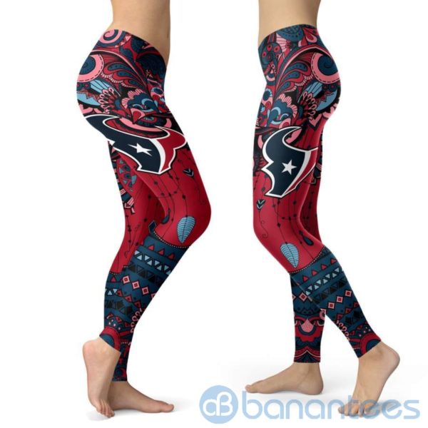 Boho Style Houston Texans Leggings For Women Product Photo