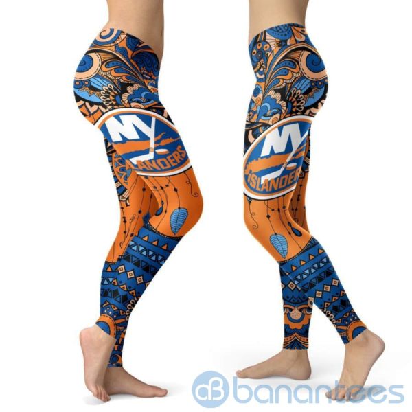 Boho Style New York Islanders Leggings For Women Product Photo