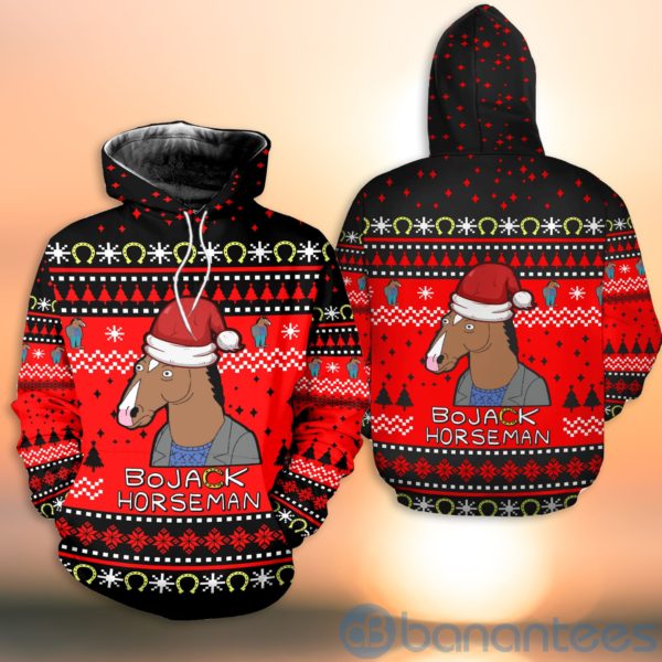 Bojack Horseman Ugly Christmas All Over Printed 3D Shirt Product Photo