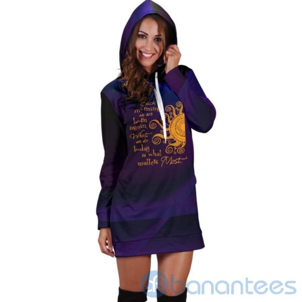 Born Again Funny Hoodie Dress For Women Product Photo