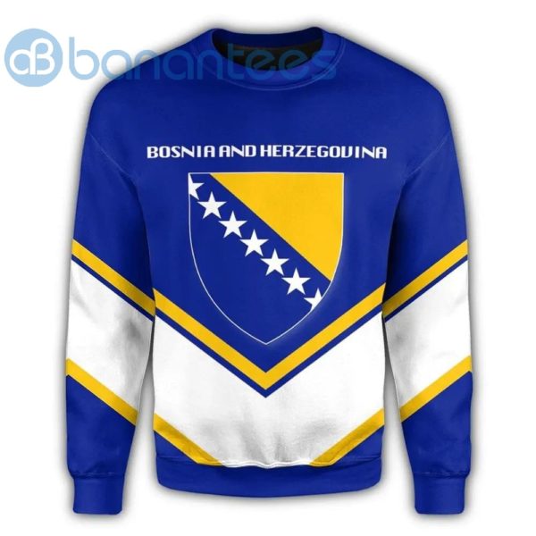 Bosniaand Herzegovina Coat Of Arms Lucian Style All Over Printed 3D Sweatshirt Product Photo