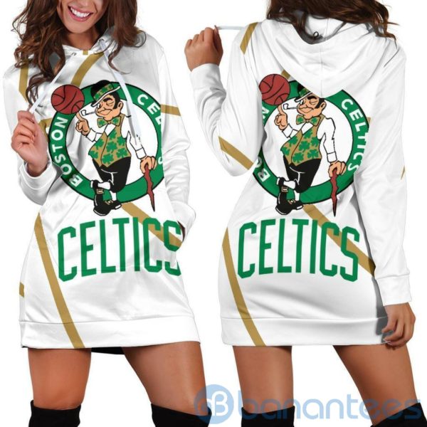 Boston Celtics Hoodie Dress For Women Product Photo