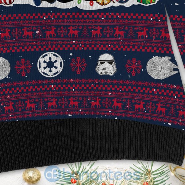 Boston Red Sox Star Wars Ugly Christmas 3D Sweater Product Photo