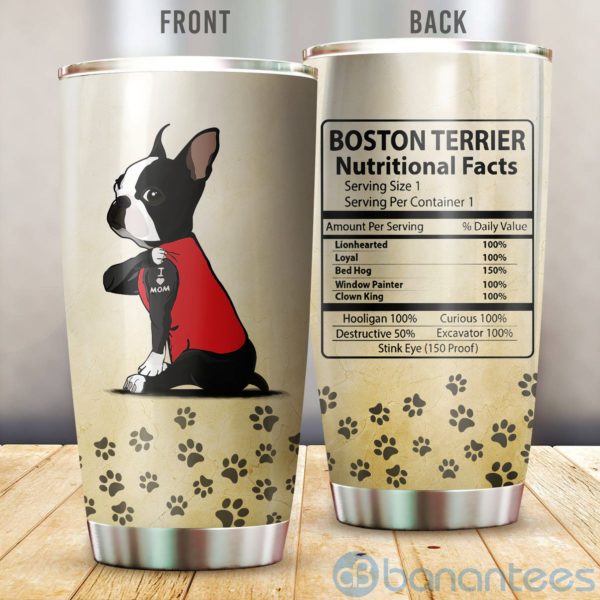 Boston Terrier Dog Lover Tumbler Product Photo