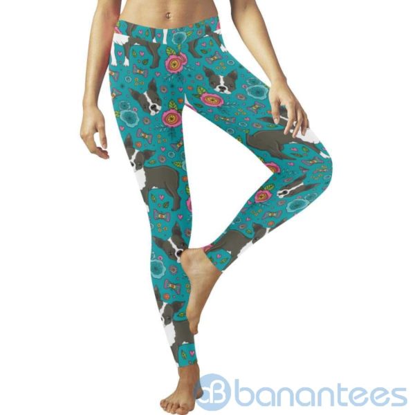 Boston Terrier Leggings For Women Product Photo