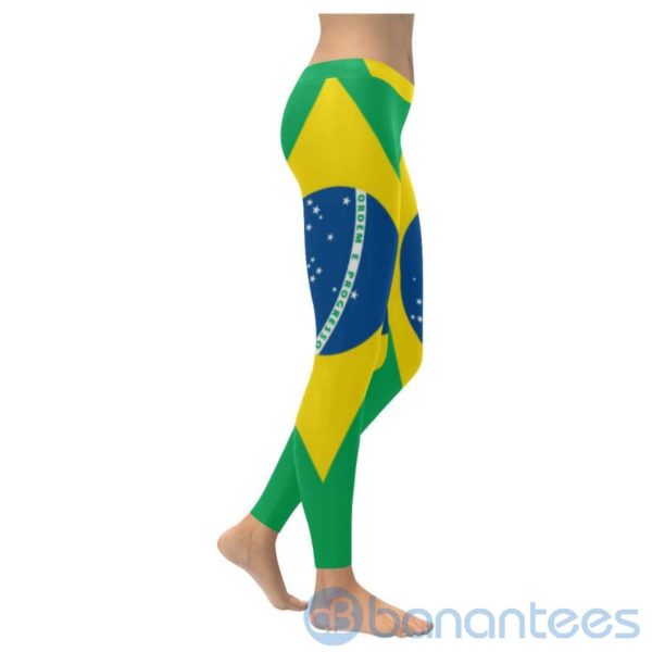 Brazil Flag Leggings For Women Product Photo