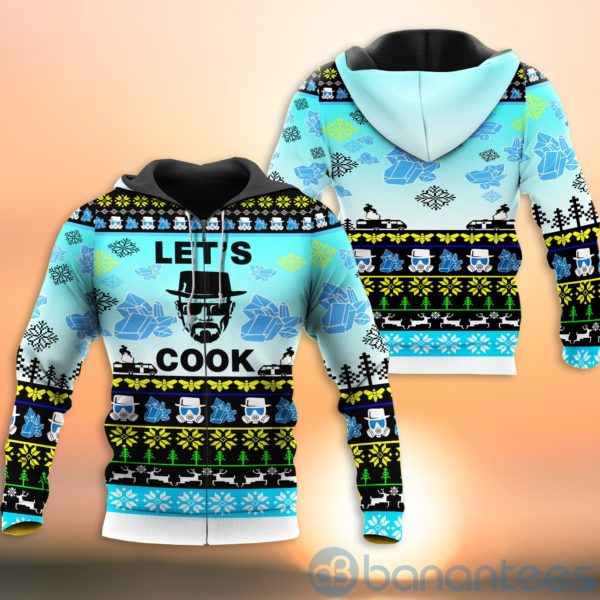 Breaking Bad Let's Cook Ugly Christmas All Over Printed 3D Shirt Product Photo