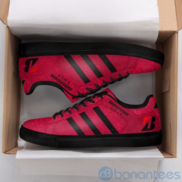 Bridgestone Bridgestone Golf Black Striped Low Top Skate Shoes Product Photo