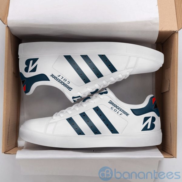 Bridgestone Bridgestone Golf Navy Striped Low Top Skate Shoes Product Photo