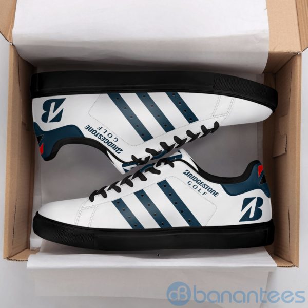 Bridgestone Bridgestone Golf Navy Striped Low Top Skate Shoes Product Photo
