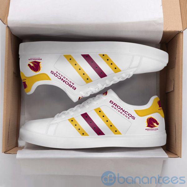 Brisbane Broncos White Low Top Skate Shoes Product Photo