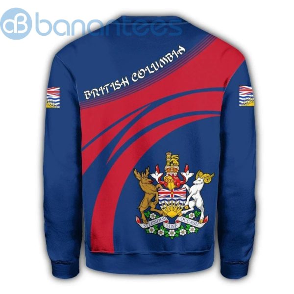 British Columbia Coat Of Arms Cricket Style All Over Printed 3D Sweatshirt Product Photo