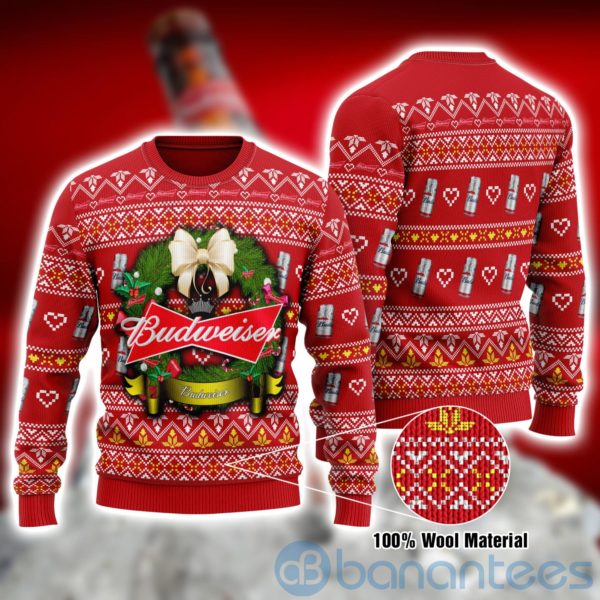 Budweiser Ugly Christmas All Over Printed 3D Shirt Product Photo