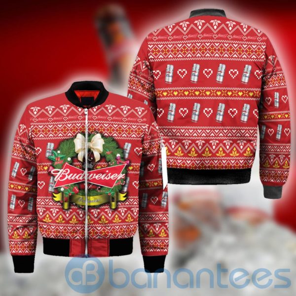 Budweiser Ugly Christmas All Over Printed 3D Shirt Product Photo