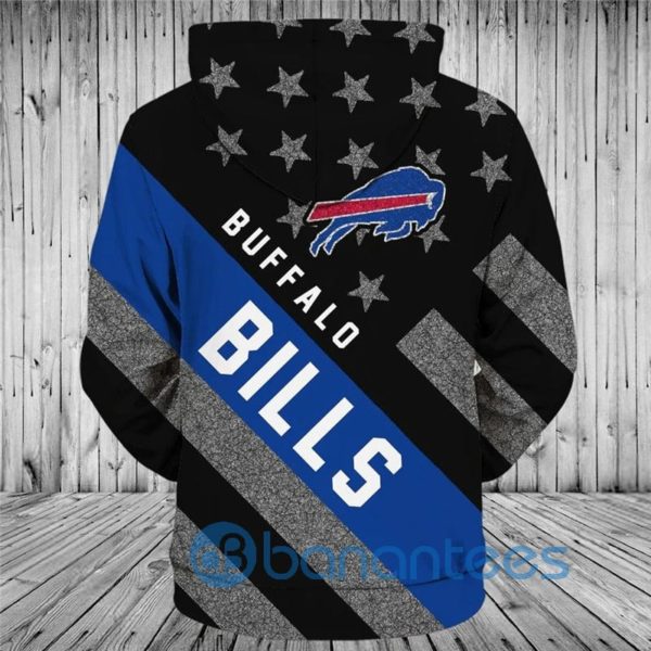 Buffalo Bills All Over Printed 3D Hoodie Zip Hoodie Product Photo