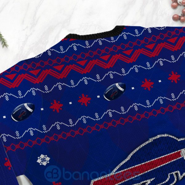 Buffalo Bills American Football Black Ugly Christmas 3D Sweater Product Photo