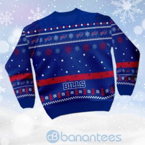 Buffalo Bills Funny Charlie Brown Peanuts Snoopy Ugly Christmas 3D Sweater Product Photo