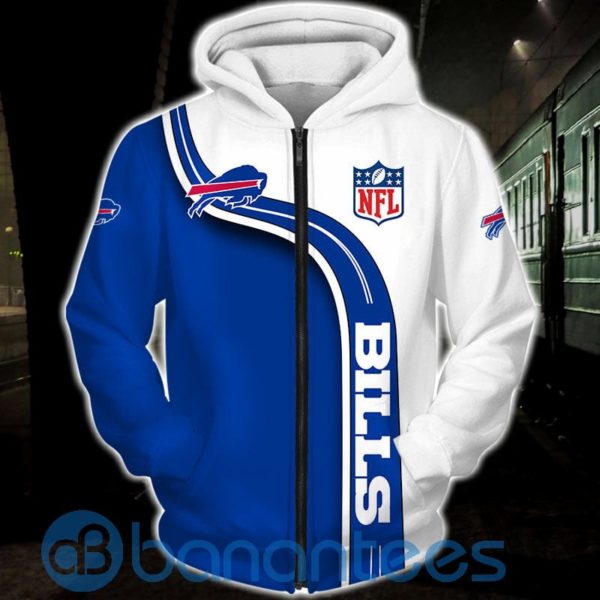 Buffalo Bills Highway Letter All Over Printed 3D Hoodie, Zip Hoodie Product Photo