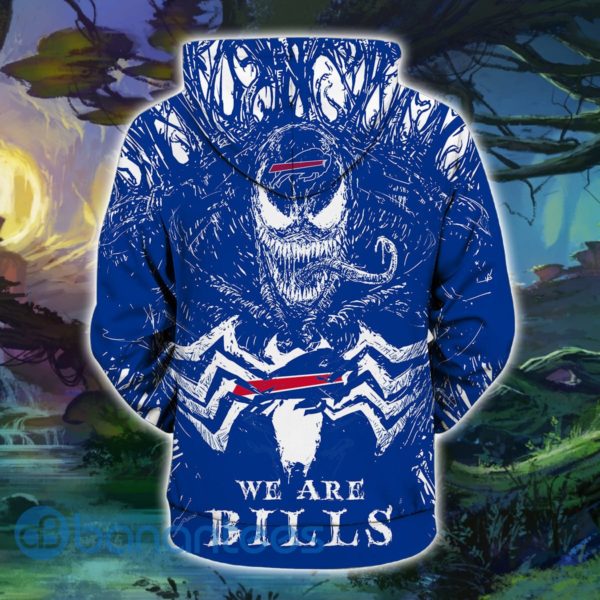 Buffalo Bills Hoodies Mens 3D, 3D Zip Hoodie Product Photo