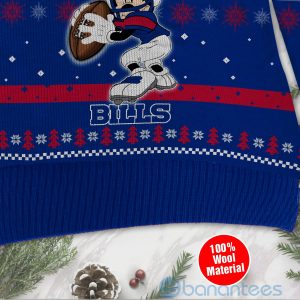 Buffalo Bills Mickey Mouse Funny Ugly Christmas 3D Sweater Product Photo
