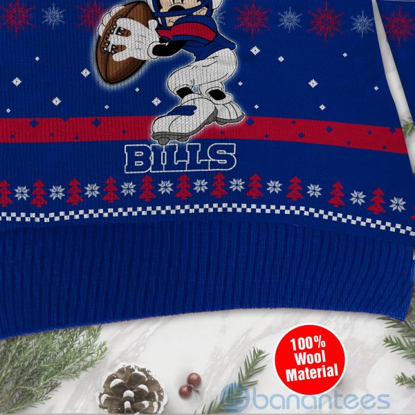 Buffalo Bills Mickey Mouse Funny Ugly Christmas 3D Sweater Product Photo