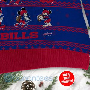 Buffalo Bills Mickey Mouse Ugly Christmas 3D Sweater Product Photo