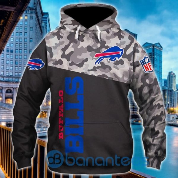 Buffalo Bills Military 3D Hoodie Full Printed Shirt For Fans Product Photo