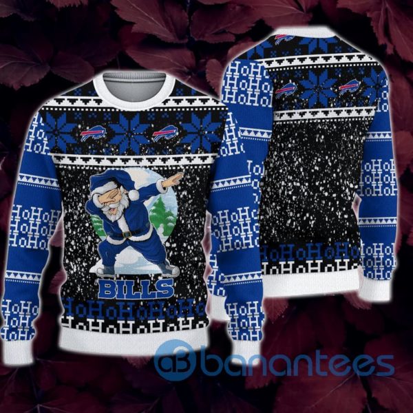 Buffalo Bills Santa Claus Ho Ho Ho All Over Printed 3D Sweatshirt Product Photo