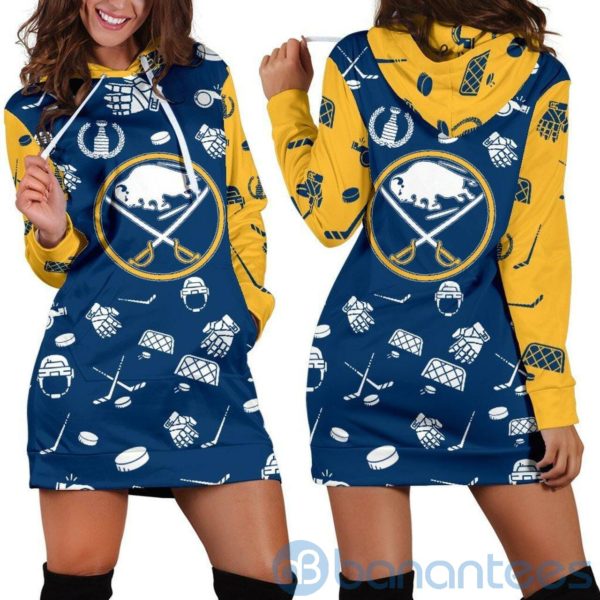 Buffalo Sabres Hoodie Dress For Women Product Photo