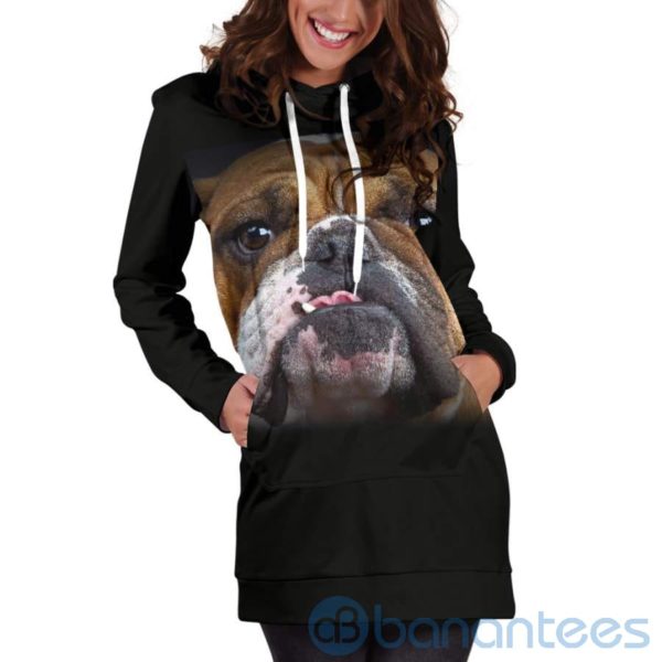 Bull Face Hoodie Dress For Women Product Photo