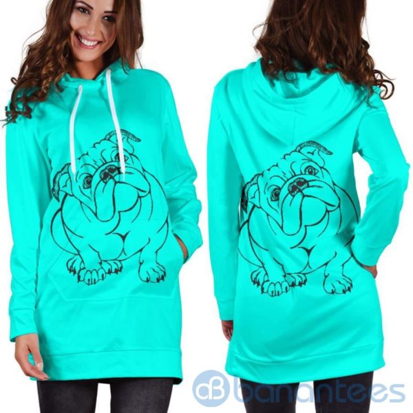 Bull With Attitude Hoodie Dress For Women Product Photo
