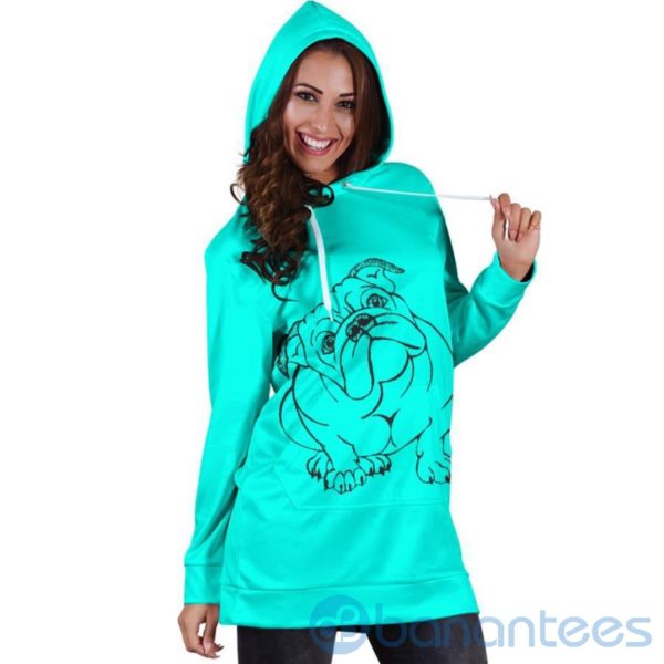 Bull With Attitude Hoodie Dress For Women Product Photo