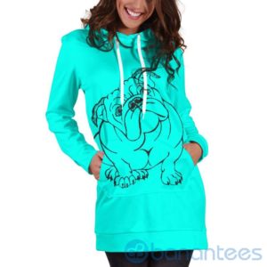 Bull With Attitude Hoodie Dress For Women Product Photo