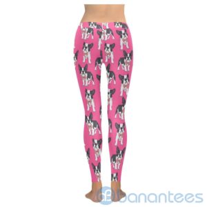 Bulldog Pink Leggings For Women Product Photo