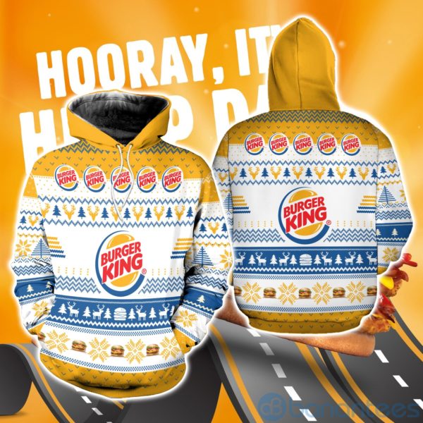 Burger King Ugly Christmas All Over Printed 3D Shirt Product Photo