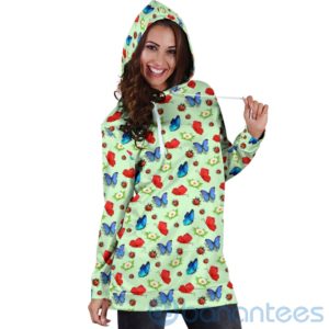 Butterfly Garden Hoodie Dress For Women Product Photo