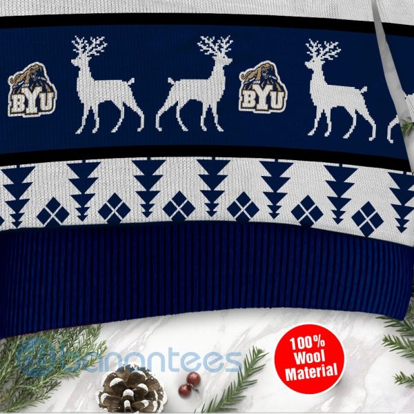 BYU Cougars Custom Name Personalized Ugly Christmas 3D Sweater Product Photo
