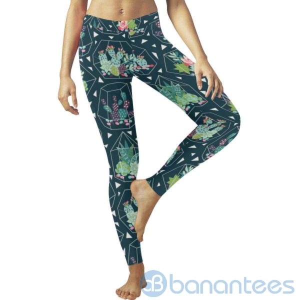 Cactus Terrarium Leggings For Women Product Photo
