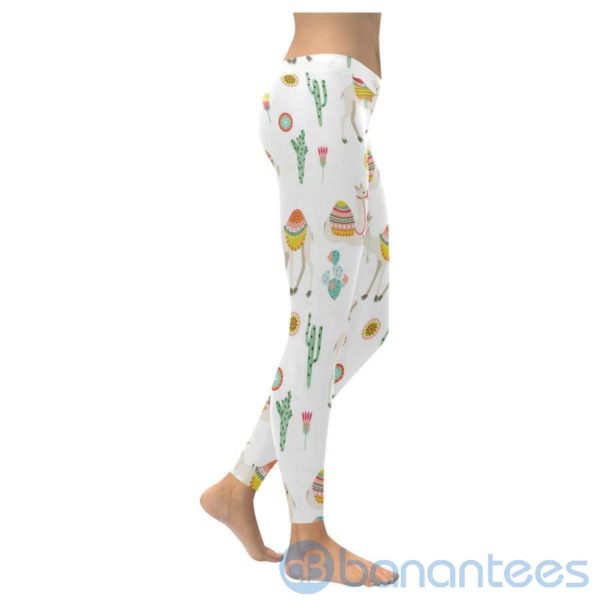 Camel White Leggings For Women Product Photo