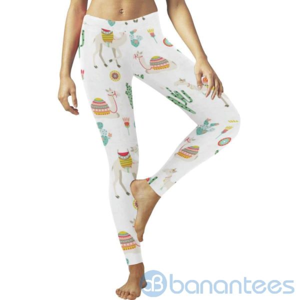 Camel White Leggings For Women Product Photo