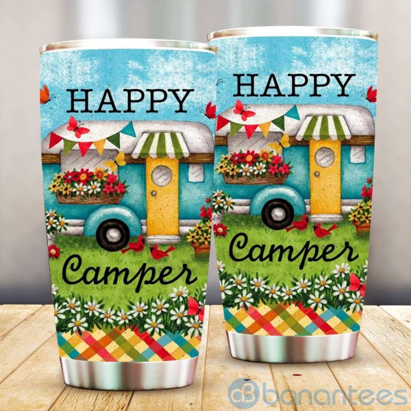 Camping Lover Happy Camper Tumbler Product Photo