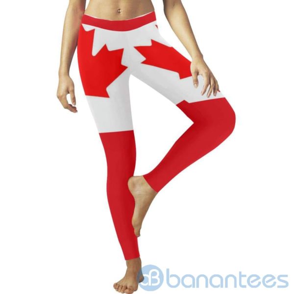 Canada Flag Leggings For Women Product Photo