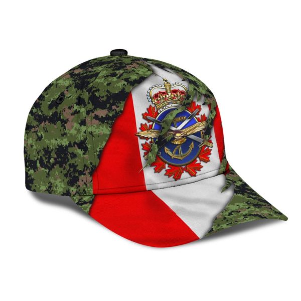 Canadian Veteran Armed Forces Camo Background All Over Printed 3D Cap Product Photo