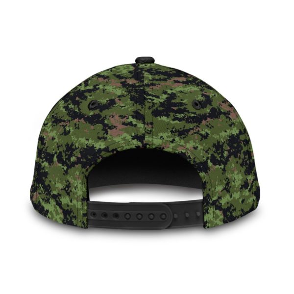 Canadian Veteran Armed Forces Camo Background All Over Printed 3D Cap Product Photo