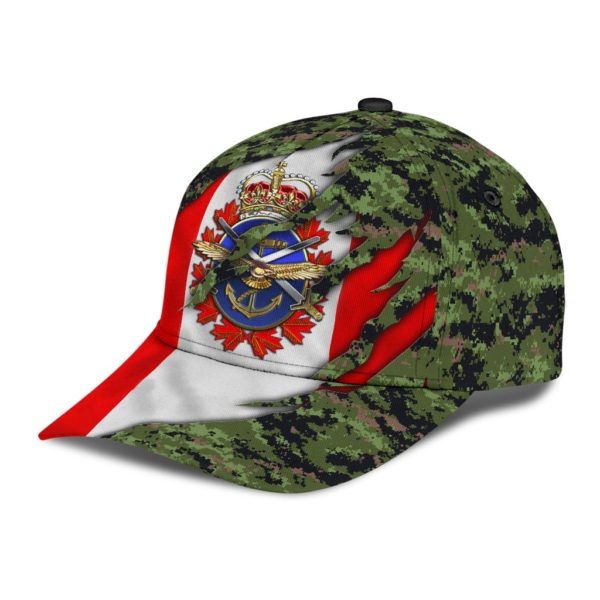 Canadian Veteran Armed Forces Camo Background All Over Printed 3D Cap Product Photo