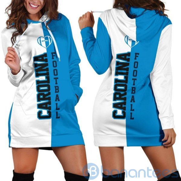 Carolina Football Hoodie Dress For Women Product Photo