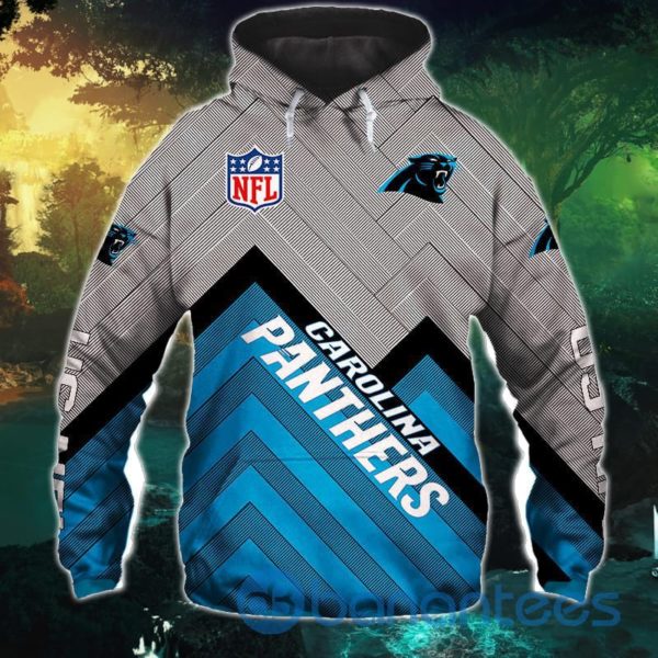 Carolina Panthers All Over Printed 3D Hoodie, Zip Hoodie 3D Sweatshirt Long Sweatshirt Product Photo