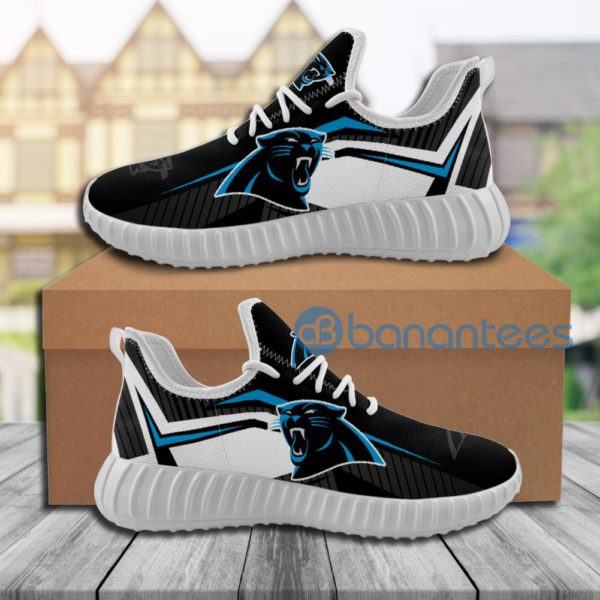 Carolina Panthers Sneakers Custom White Raze Shoes Product Photo