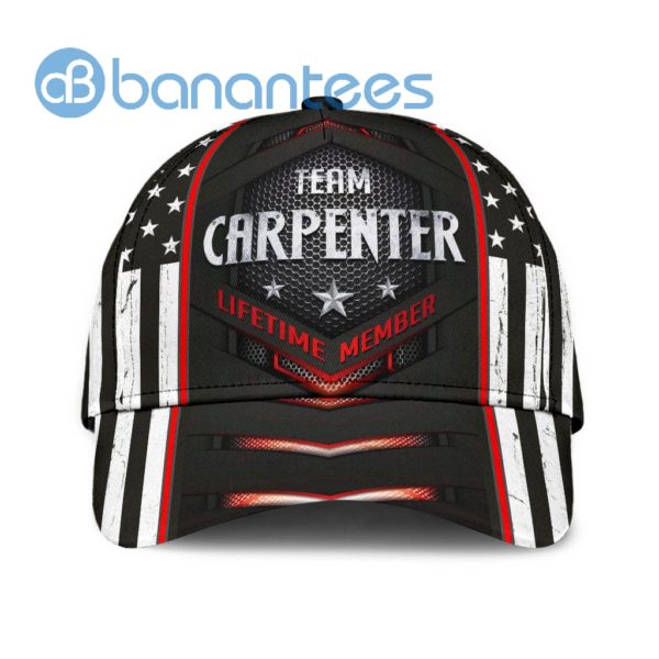 Carpenter Team American Flag All Over Printed 3D Cap Product Photo