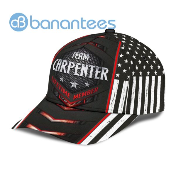 Carpenter Team American Flag All Over Printed 3D Cap Product Photo